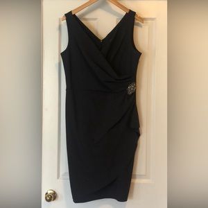 Alex Evenings Pewter Formal Dress